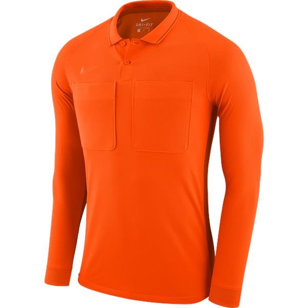 Nike Team Referee Jersey Long Sleeve Safety Orange/Total Orange