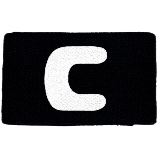 Deluxe Junior Captain Armband Black/White