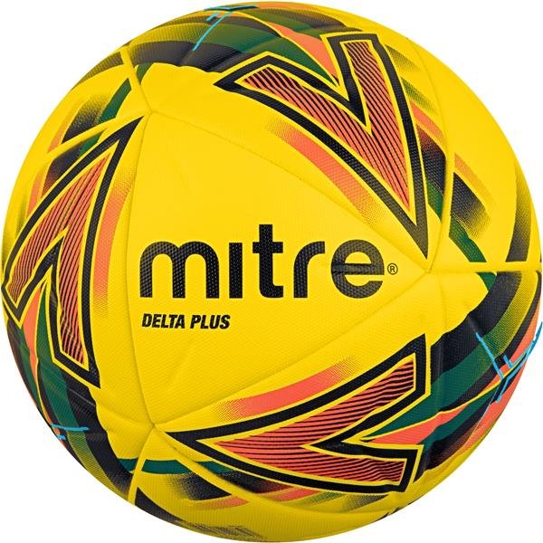 Mitre Delta Plus Match Football Yellow