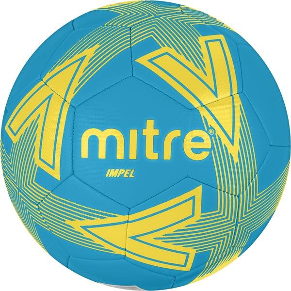 Mitre Impel Training Footballs Blue/Yellow