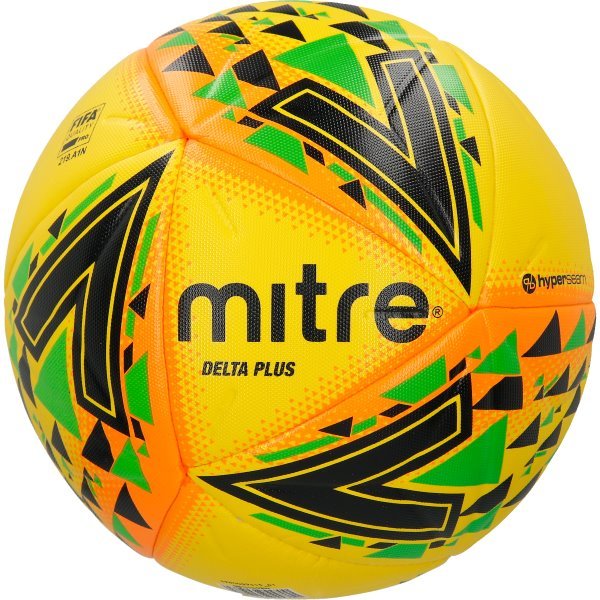 Mitre Delta Plus Match Football Yellow