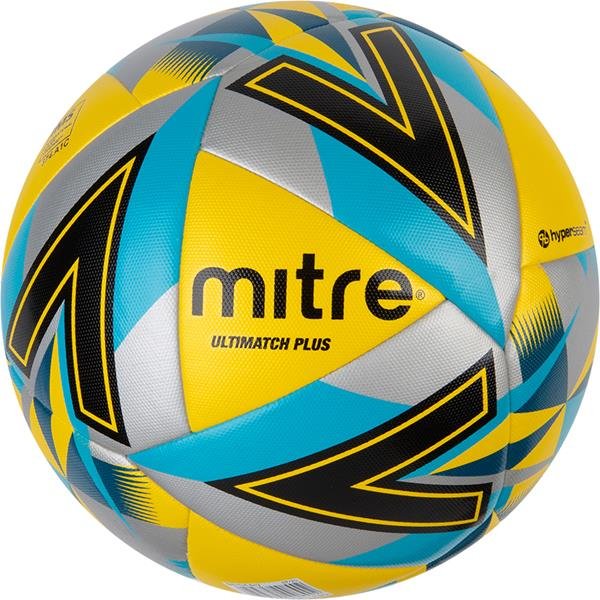 Mitre Ultimatch Plus Match Football Yellow