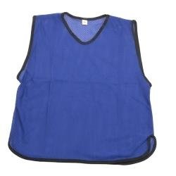 10 x Mesh Football Bibs White/black