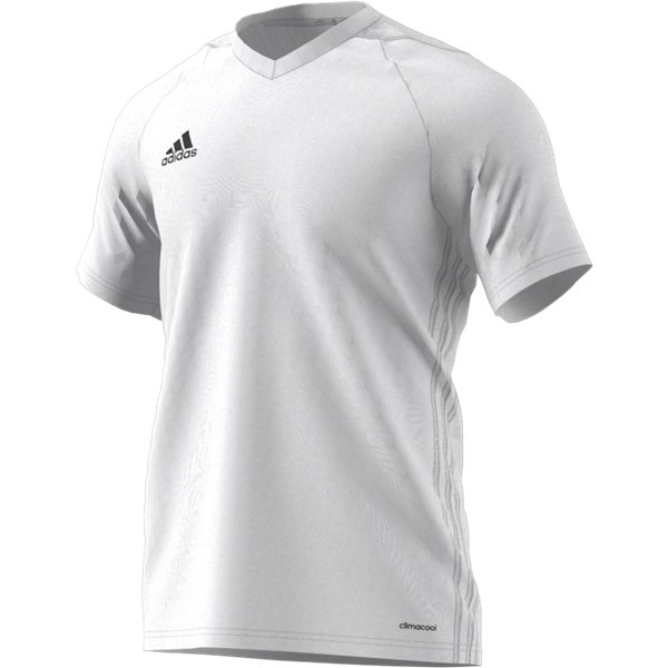 adidas Tiro 17 White/White Football Shirt Youths