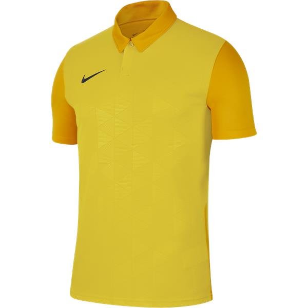 Nike Trophy IV SS Football Shirt Tour Yellow/Uni Gold