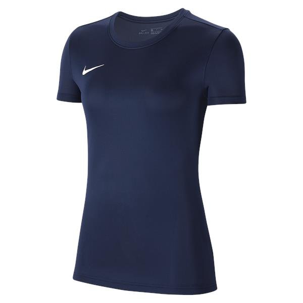 Nike Womens Park VII Football Shirt Black/White Mid Navy/white