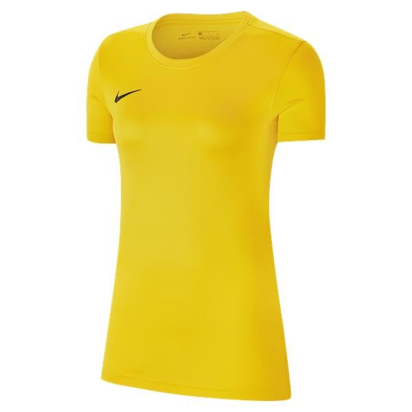 Nike Womens Park VII Football Shirt Black/White Tour Yellow/black