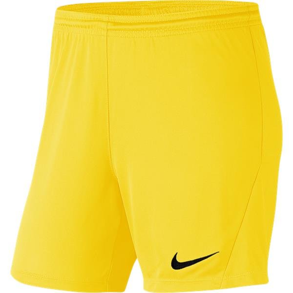 Nike Park III Womens Short Tour Yellow/Black