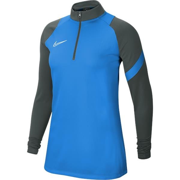 Nike Womens Academy Pro Photo Blue/Anthracite Drill Top