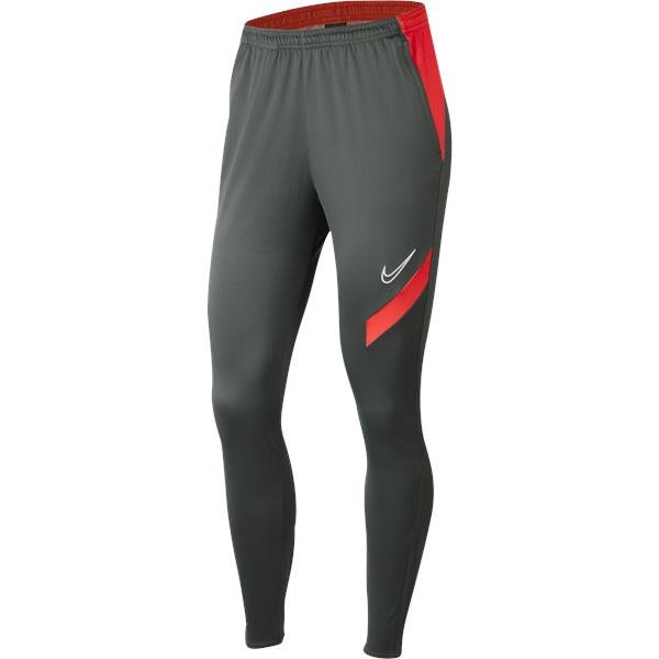 Nike Womens Academy Pro Anthracite/Bright Crimson Knit Pant