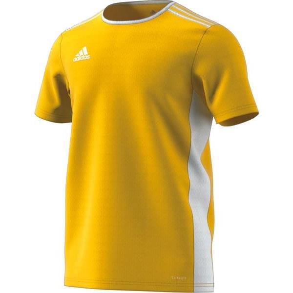 adidas Entrada 18 Yellow/White Football Shirt