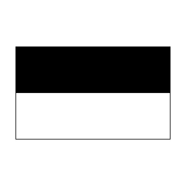 2 Colour Corner Flags Black/White