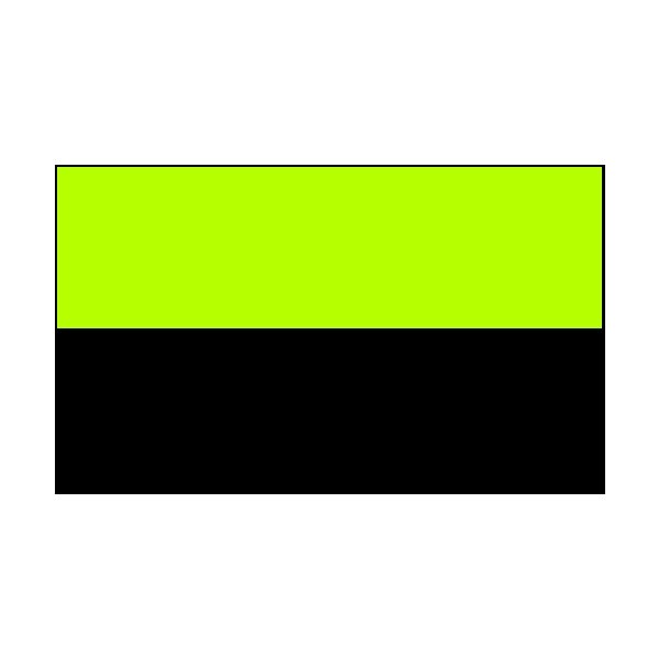 2 Colour Corner Flags Black/Yellow