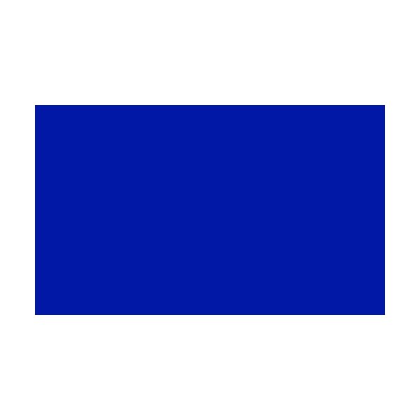 1 Colour Corner Flags Blue