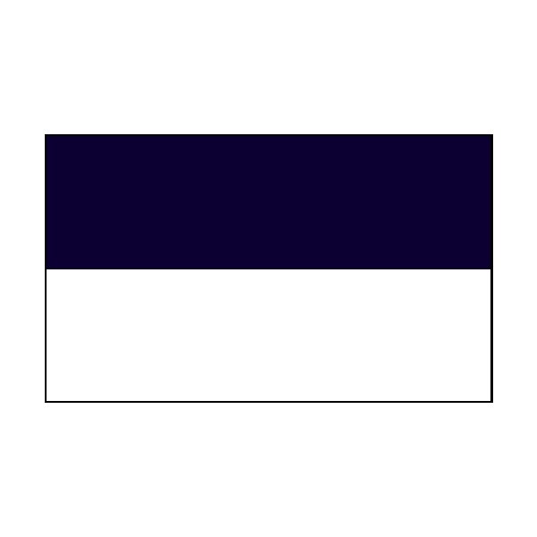 2 Colour Corner Flags Navy/White