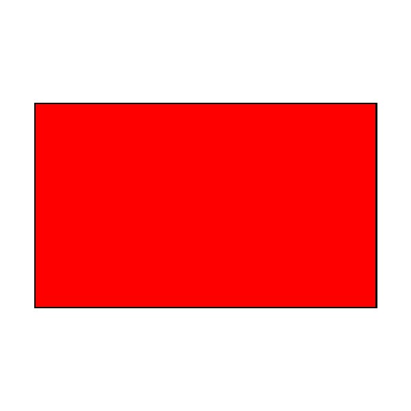 1 Colour Corner Flags Red