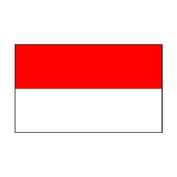 2 Colour Corner Flags Red/White