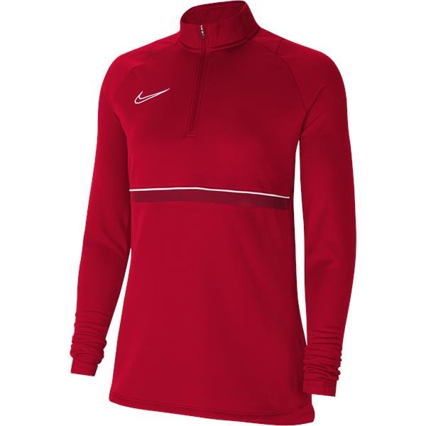 Nike Womens Academy 21 Uni Red/White Drill Top