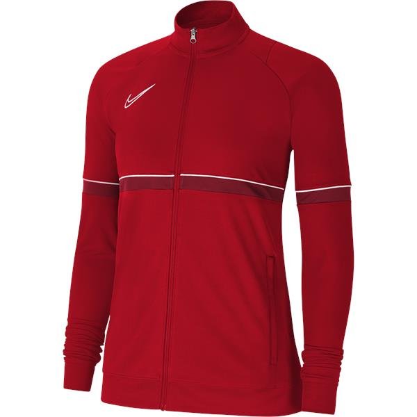 Nike Womens Academy 21 Uni Red/White Track Jacket