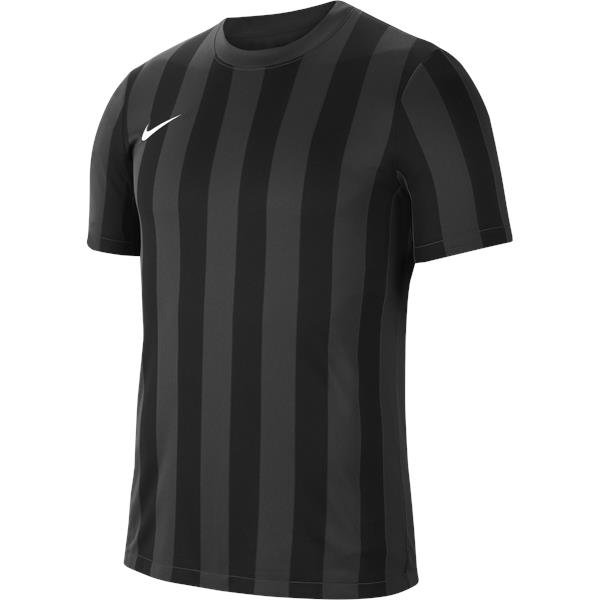 Nike Striped Division IV SS Football Shirt Volt/black