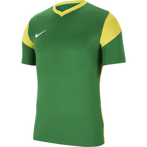 Nike Park Derby III Pine Green/Tour Yellow SS Football Shirt