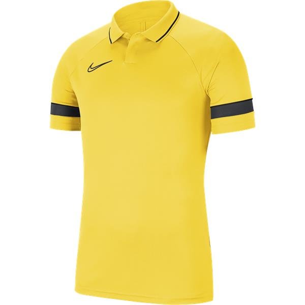 Nike Academy 21 Polo Tour Yellow/Black