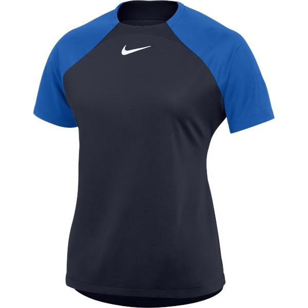 Nike Womens Academy Pro 22 Top SS Navy/yellow