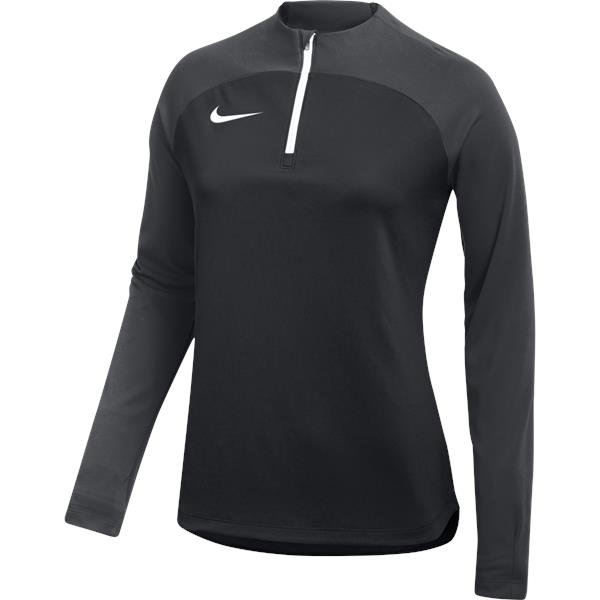 Nike Womens Academy Pro 22 Drill Top White/dark Navy