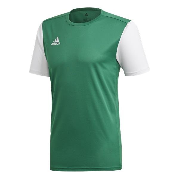 adidas Estro 19 Bold Green/White Football Shirt