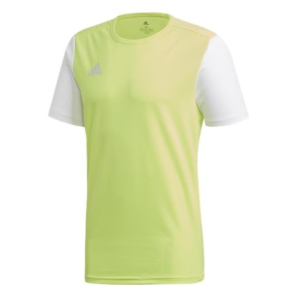 adidas Estro 19 Solar Yellow/White Football Shirt