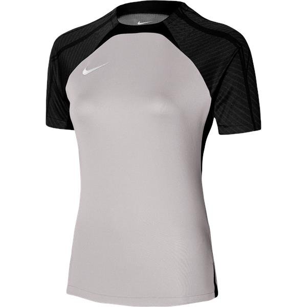 Nike Womens Strike III Football Shirt Pewter Grey/Black