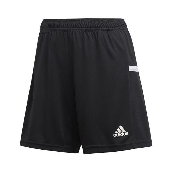 adidas Team 19 Womens Black/White Knit Shorts