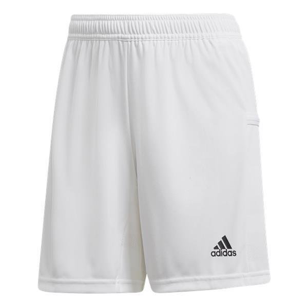 adidas Team 19 Womens White/White Knit Shorts