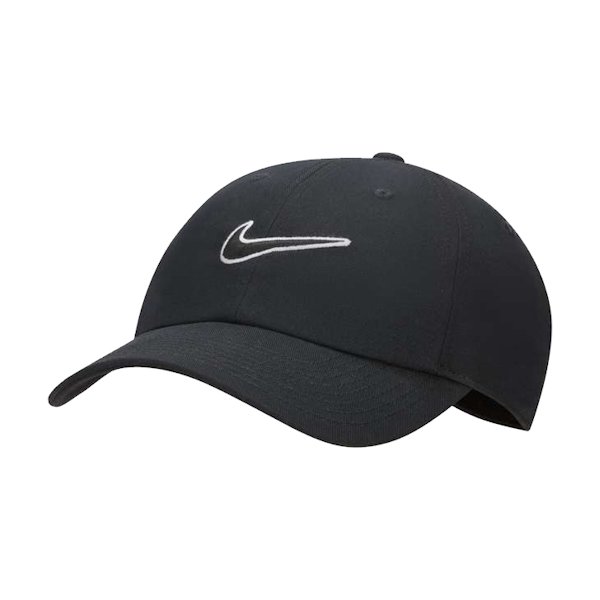 Nike Club Unstructured Swoosh Cap Black/white