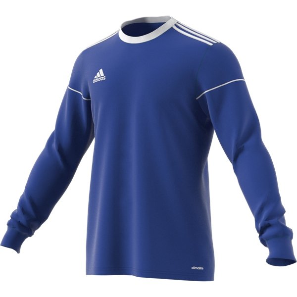 adidas Squadra 17 LS Bold Blue/White Football Shirt Youths