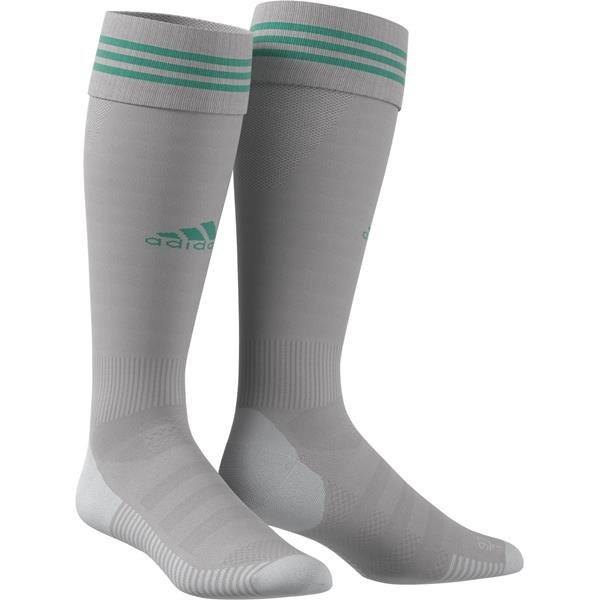 adidas ADI SOCK 18 Team Mid Grey/Glory Green Goalkeeper Sock