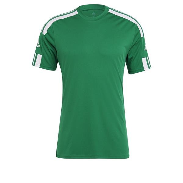 GTM Sportswear White with Green Stripe Short Sleeve Football Uniform Jersey 