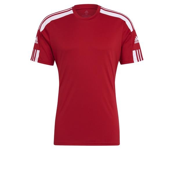 adidas Squadra 21 SS Power Red/White Football Shirt