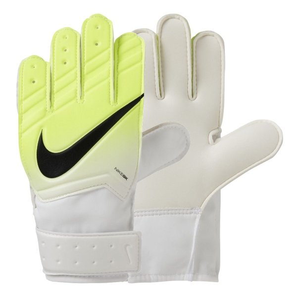 Nike Jr Match Goalkeeper Gloves White/Volt