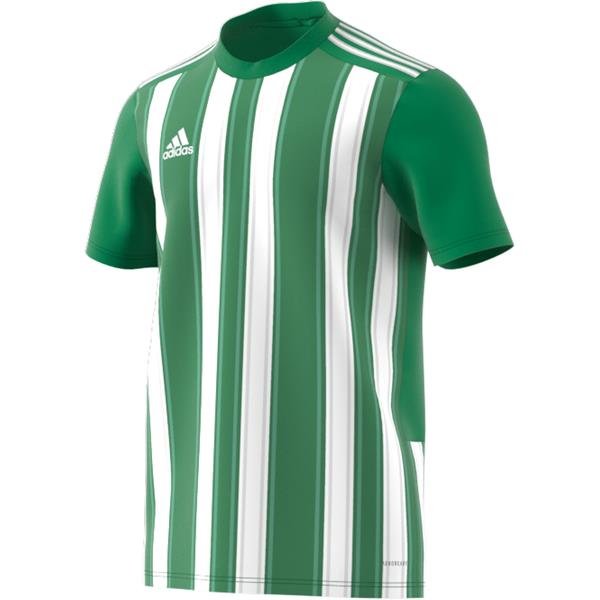 adidas Striped 21 Team Green/White Football Shirt