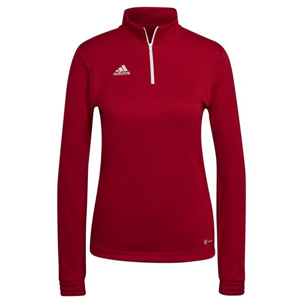 adidas Entrada 22 Navy Blue/White Training Top Womens Power Red/white