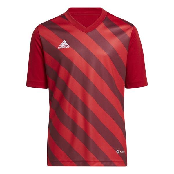 adidas Entrada 22 GFX Power Red/Shade Red Football Shirt