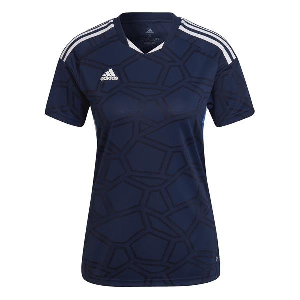 adidas Condivo 22 Womens Navy Blue/White Football Shirt