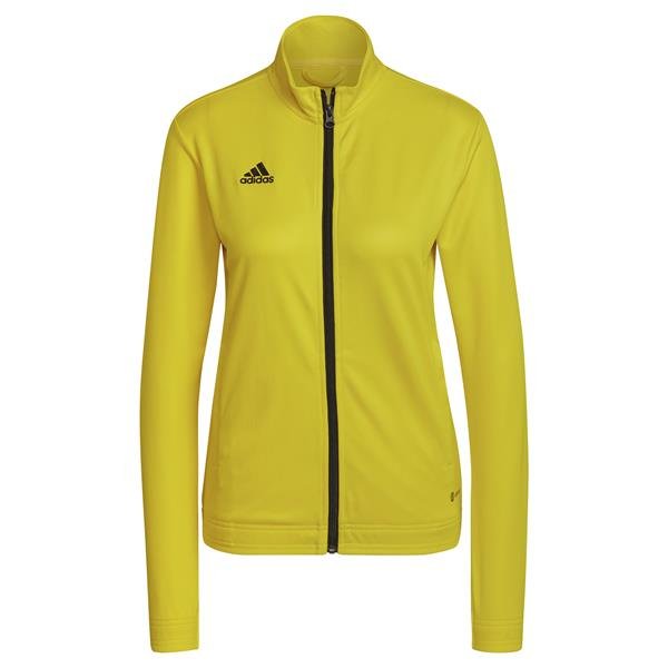 adidas Entrada 22 Navy Blue/White Track Jacket Womens Team Yellow/black