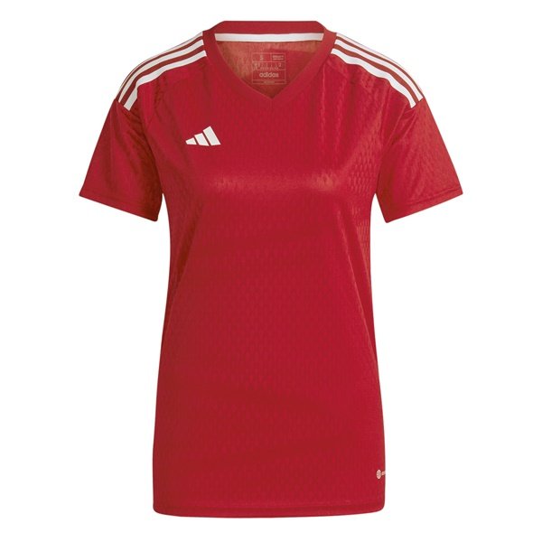 adidas Tiro 23 Competition Match Womens Power Red/White Football Shirt