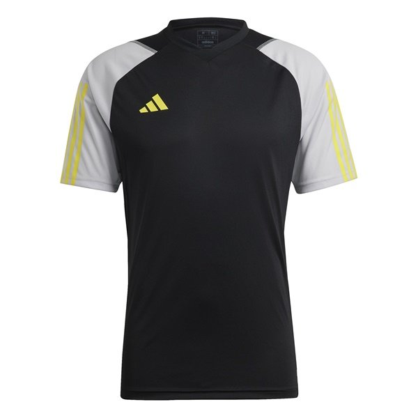 adidas Tiro 23 Competition Black/Light Grey Football Shirt