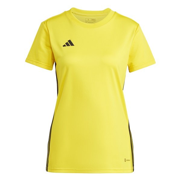 adidas Tabela 23 Womens Team Yellow/Black Football Shirt