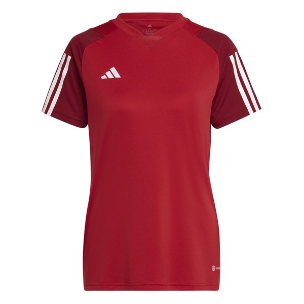 adidas Tiro 23 Competition Womens Power Red/White Football Shirt