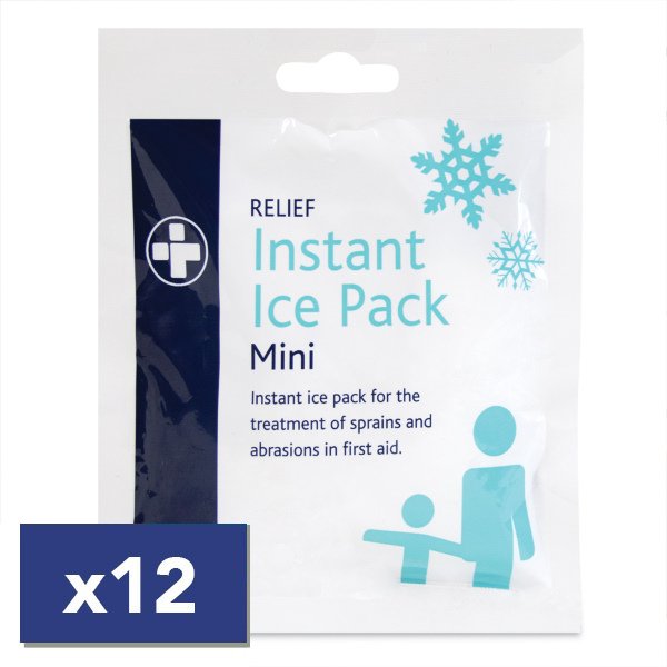 12 Instant Ice Pack First Aid Kit