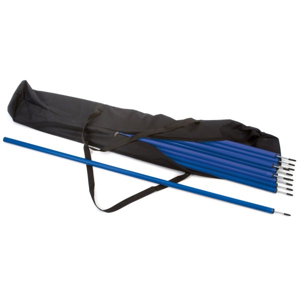 30 x Slalom Poles & Carry Bag 30 Blue